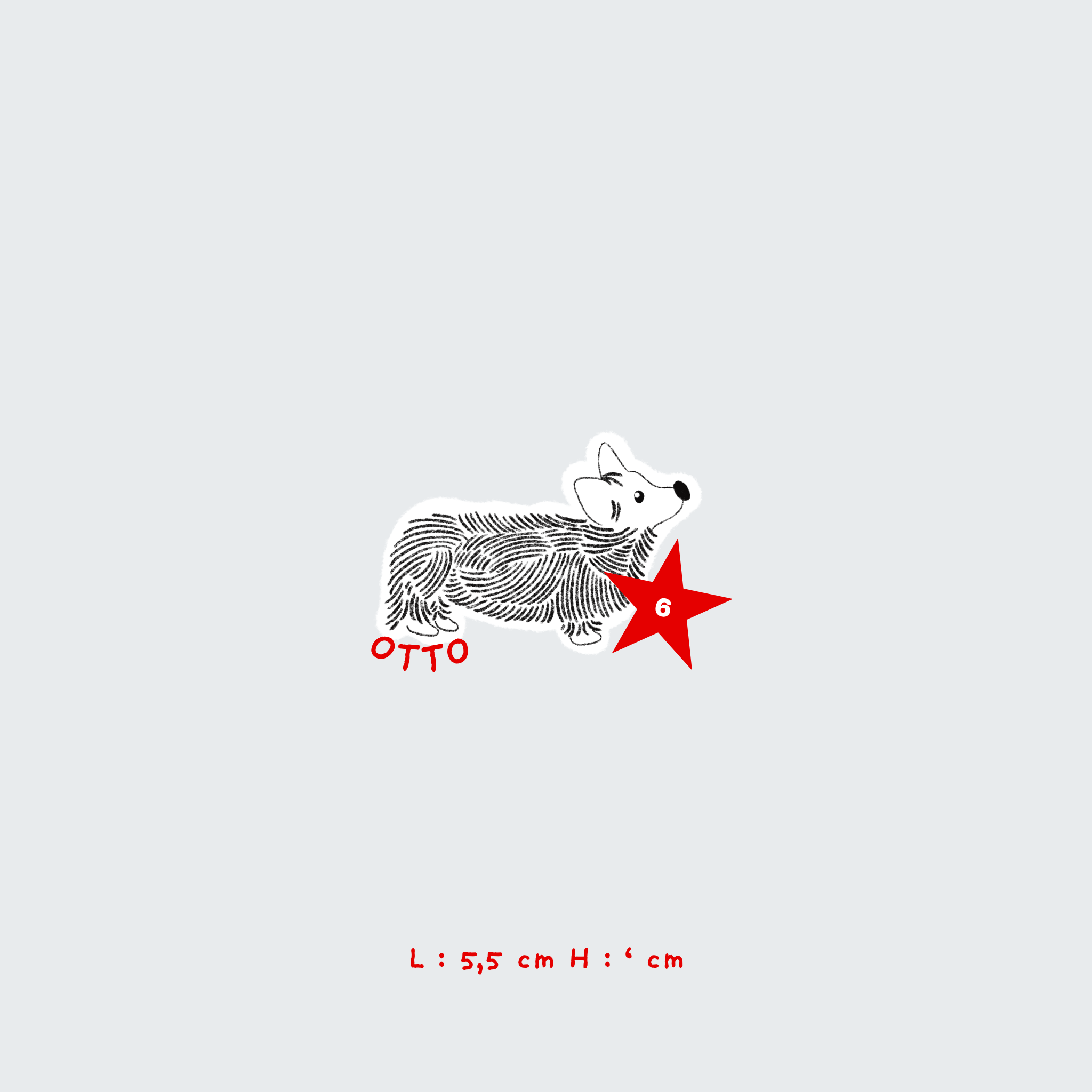 STICKER ★ À POILS LONGS