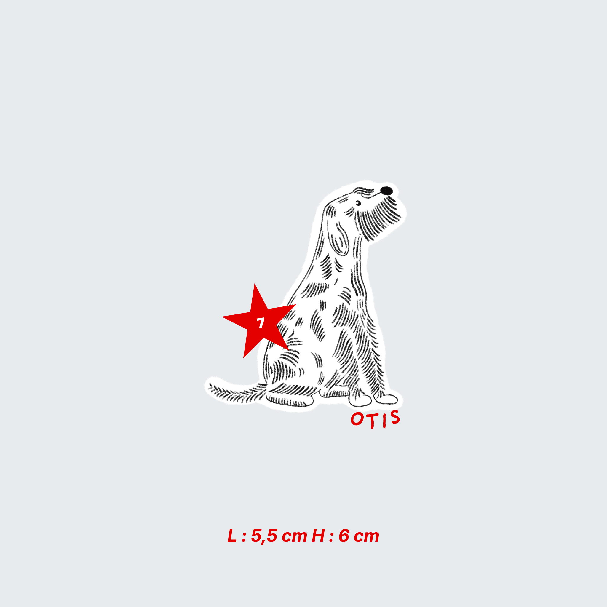 STICKER ★ À POILS LONGS