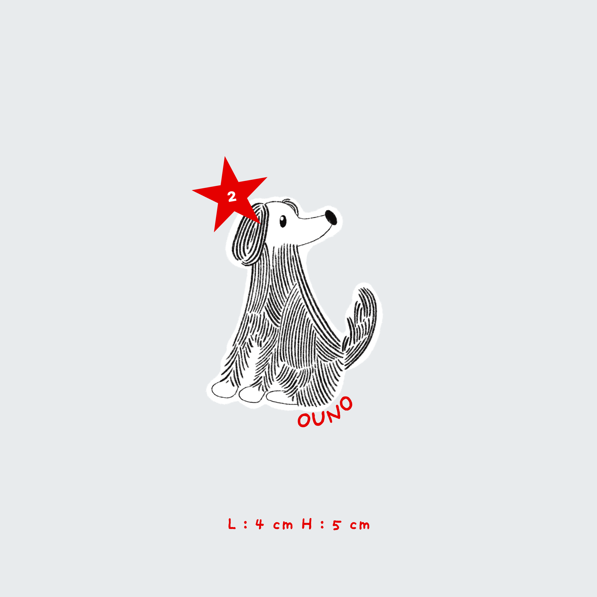 STICKER ★ À POILS LONGS